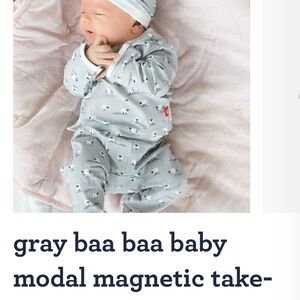 Gray Baby Modal Magnetic Take-Me-Home Set